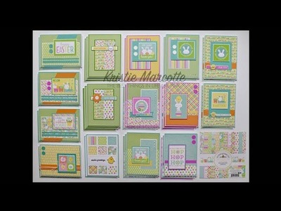 Doodlebug Design's Easter Express - 36 cards from one 6x6 paper pad