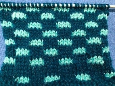 DOUBLE COLOUR KNITTING PATTERN