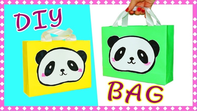 Easy DIY crafts | DIY panda | How to make paper bag for gift | DIY paper crafts idea | Julia DIY