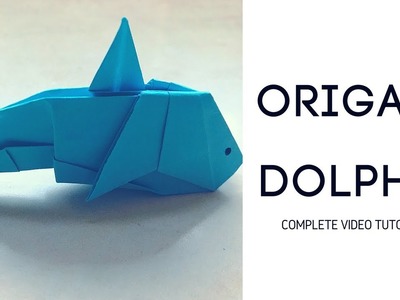 Easy origami dolphin. paper dolphin by meartist.in