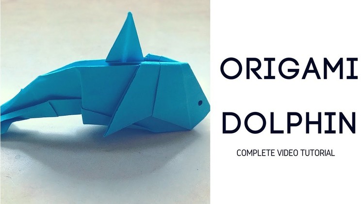 Easy origami dolphin. paper dolphin by meartist.in