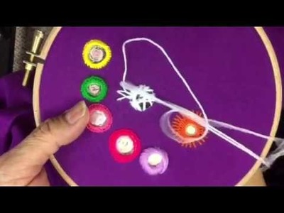 Hand Embroidery easy stitch how to make mirror stitch designs