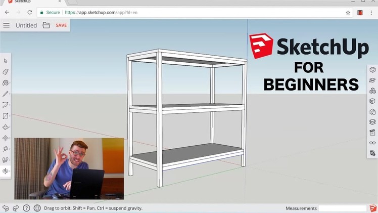 How To 3D Model Furniture in Sketchup | Sketchup for Woodworking