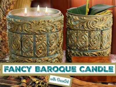 HOW TO: Baroque-Style Painted Candles