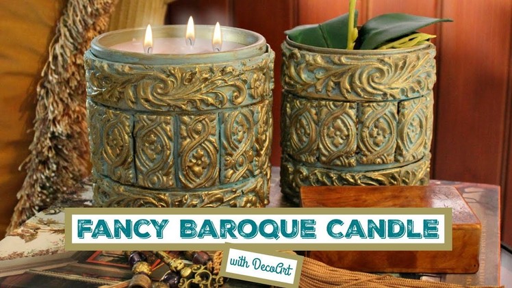 HOW TO: Baroque-Style Painted Candles