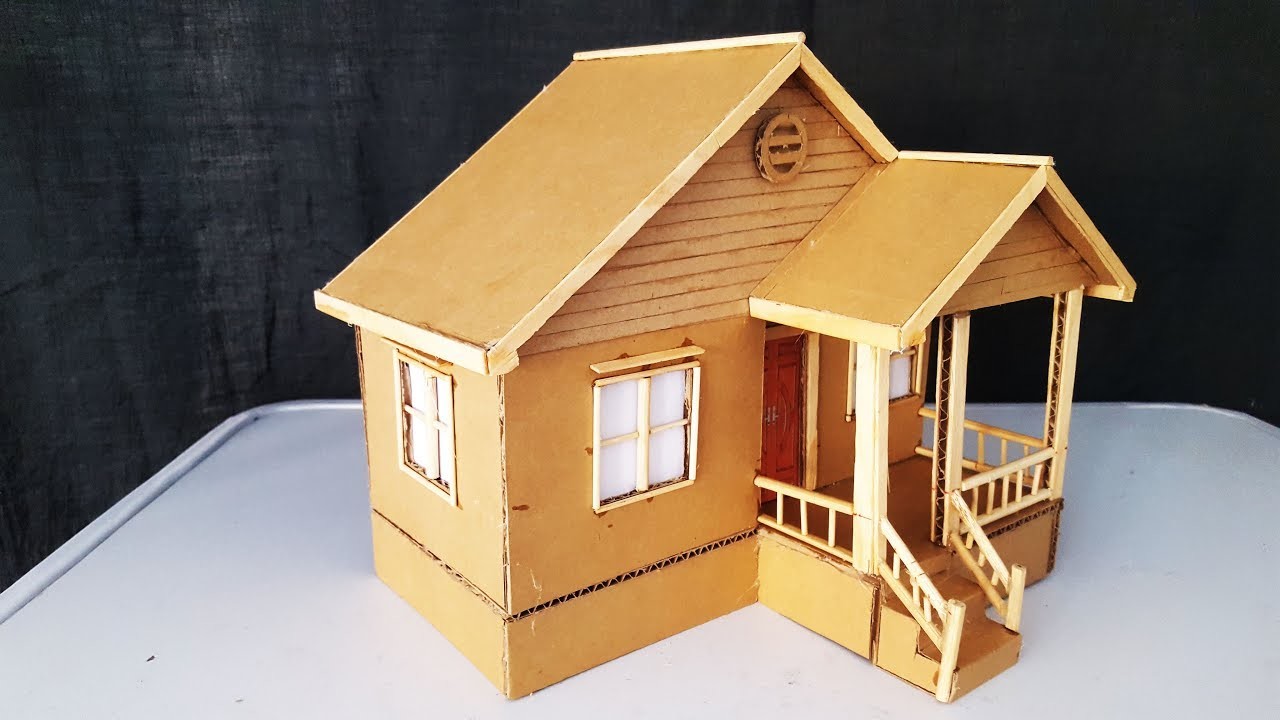 How to Build a Simple Cardboard House for a School Project