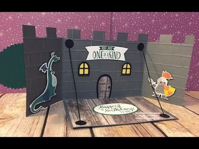 How to Create a Stampin' Up! Magical Day Drawbridge Castle Card