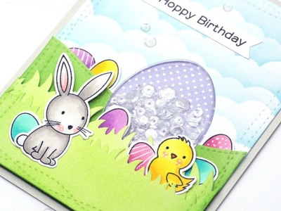 How to Create an Easter Egg Shaker Card