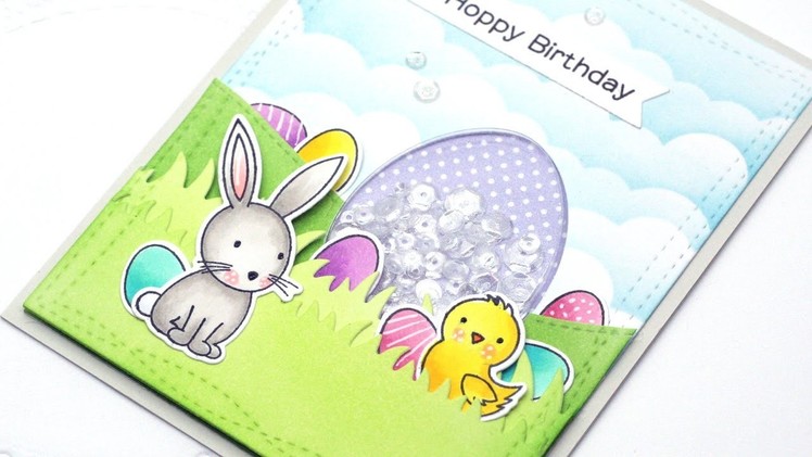 How to Create an Easter Egg Shaker Card