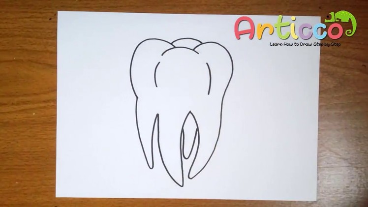 How to Draw a Tooth Step by Step for Kids