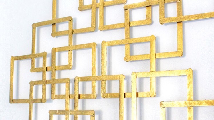 How To Easily Make Faux Metal Looking Wall Decor
