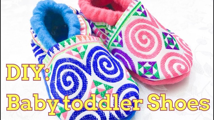 How to make a baby toddler shoe