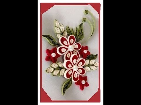 How to make a beautiful wall frame. DIY paper quilling art