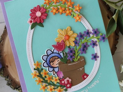 How to make a cute floral card