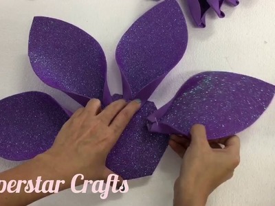How to make a foamy flower by Superstar Crafts
