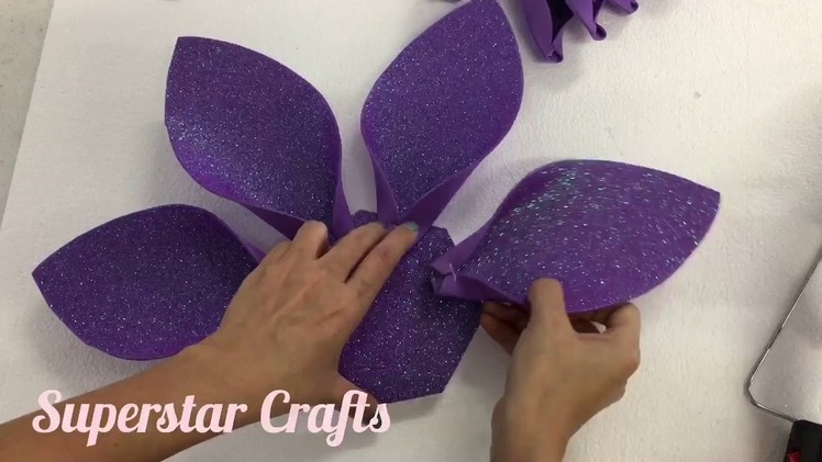 How to make a foamy flower by Superstar Crafts