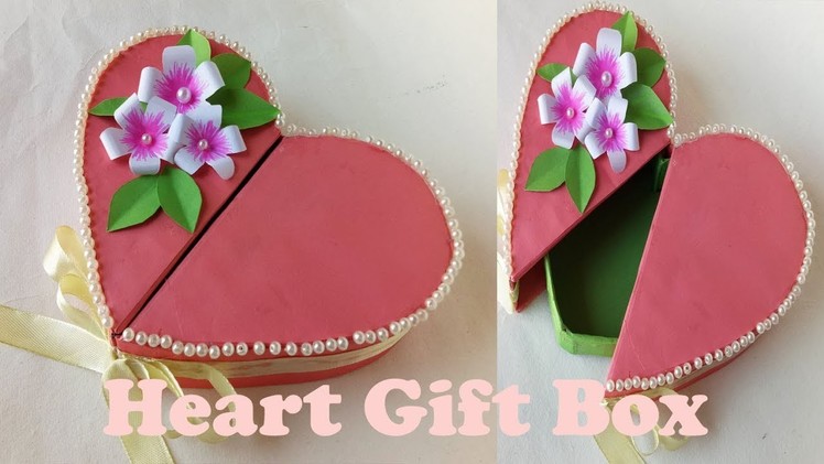 How To Make A Heart Shaped Paper Gift Box.Origami Gift Box