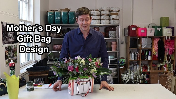 How To Make A Mother's Day Gift Bag Arrangement