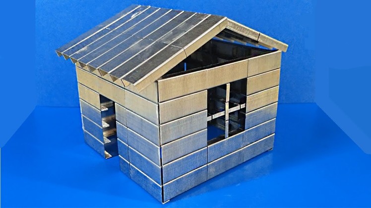 HOW TO MAKE A SMALL HOUSE With Staples For Stapler