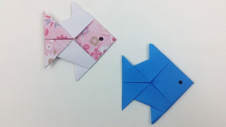 How to Make an Origami Paper Fish Step by Step Tutorial | Fish Origami ???? - Paper Folding Craft DIY