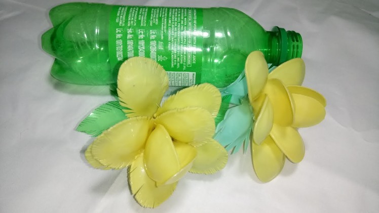 How to make beautiful Rose flower.using empty plastic bottle best making craft water bottle flower