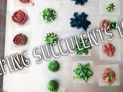How to Make Buttercream Succulents