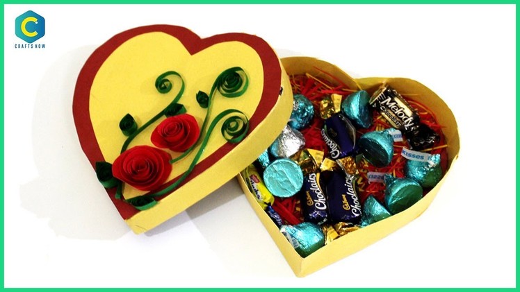 How to Make Customized Heart Shape Gift Box at Home | #giftideas #papercrafts