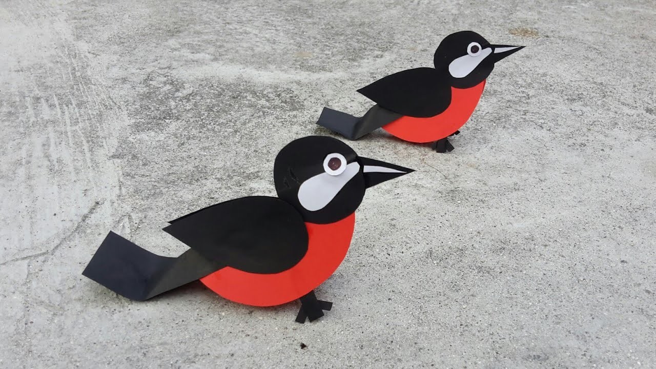 How to make easy paper birds