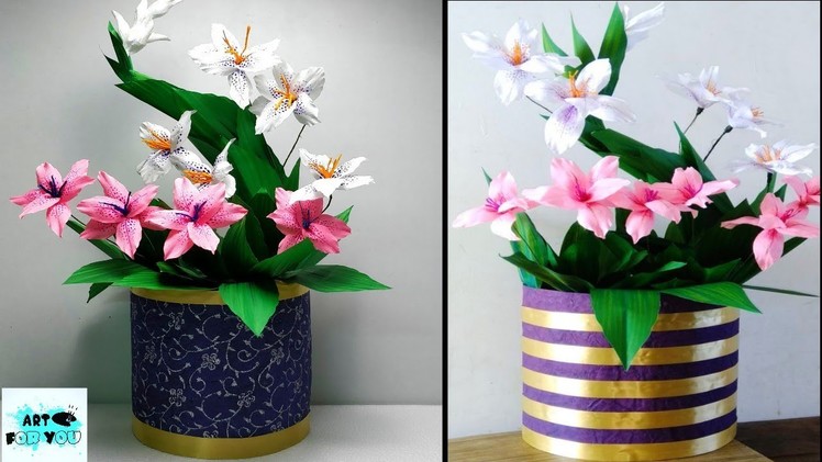 How to make flower bouquet from Duplex Paper | DIY flower bouquet