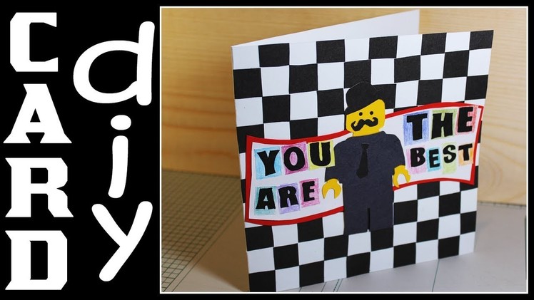 How to make-Greeting card for Men-Father-Grandfather-Boyfriend-Step by step 23