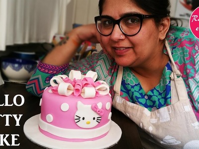 How to make hello kitty cake: Cake Decorating