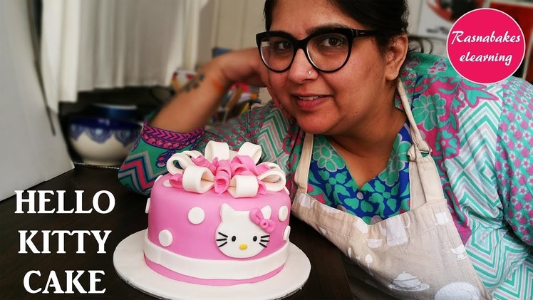 How to make hello kitty cake: Cake Decorating