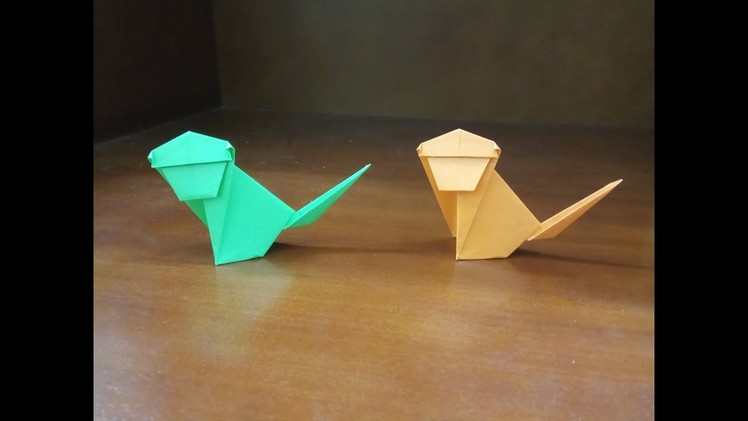 How To Make Monkey Easy - Origami Monkey