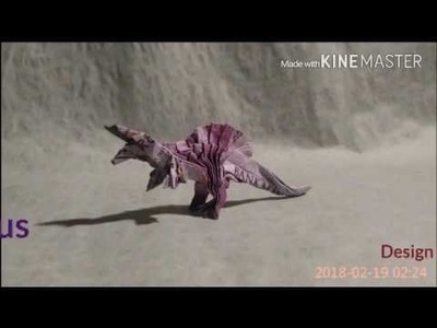 How to make Origami Spinosaurus Design by Deny Realdie