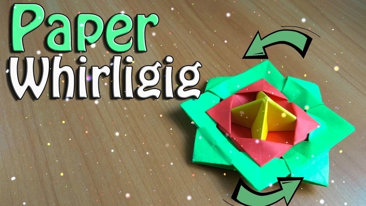 How to make Paper spinner for kids. Whirligig from paper. Amazing crafts Toy. Relax game