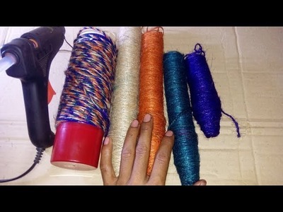 How  to make pen holder using jute
