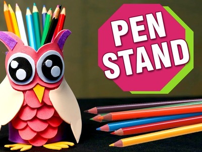 How To Make Pen Stand With Best Out Of Waste | Making Of Pen Stand With Waste Bottles | Easy DIY