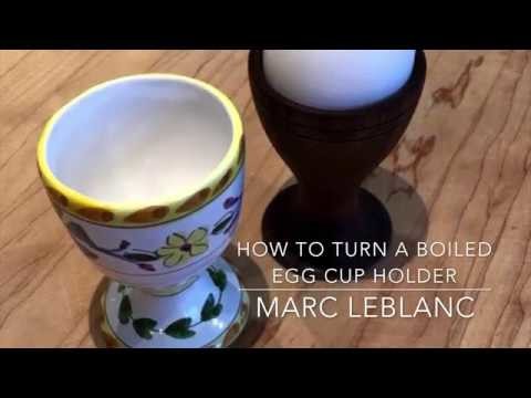 How to Turn a Boiled Egg Cup Holder