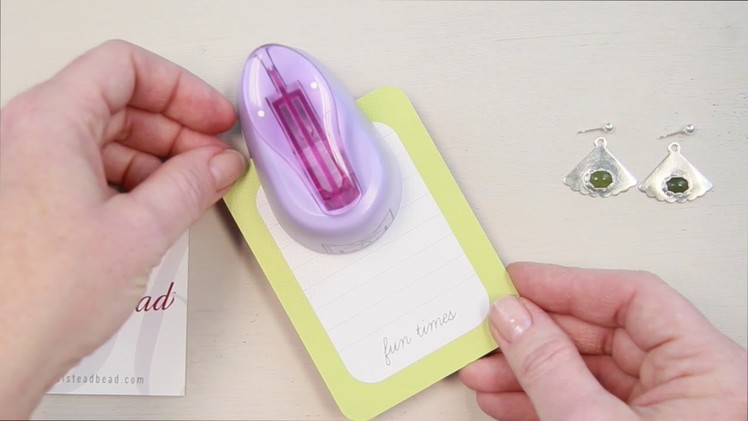 How to Use a Post Earring Card Punch