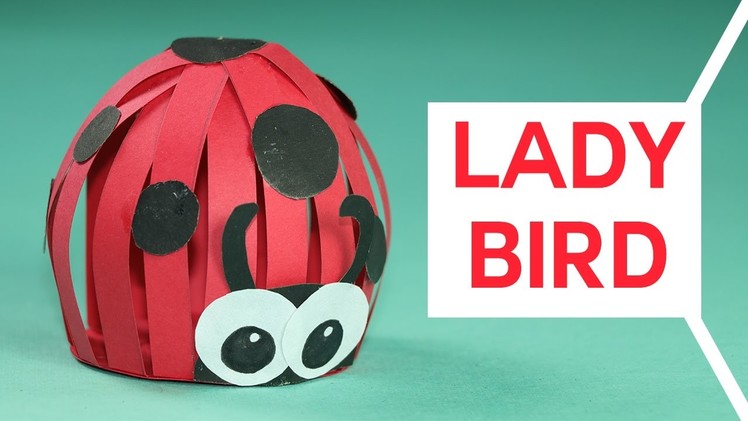 Kids Crafts - Ladybug Paper Crafts Tutorial