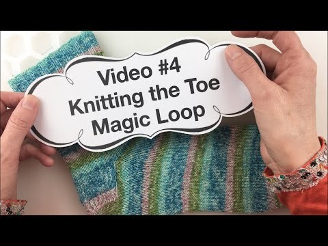 Learn to Knit Socks- #4: Knitting the Toe on Magic Loop