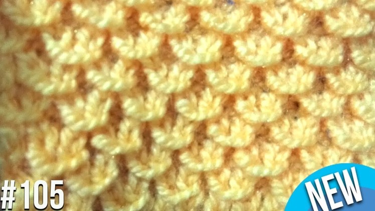 New Knitting Design #105 - (GrapVine Design) | Knitting Hindi Tutorials