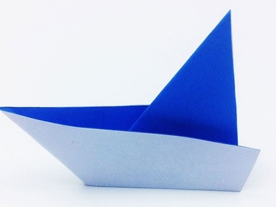 Origami Sailboat: How to Make a Boat out of Paper | Origami Boat Made of Paper - DIY Easy Paper Boat