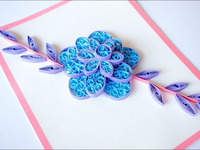Quilling Flower - How to make Quilling Flowers - Paper Quilling Designs for Beginners - DIY ????
