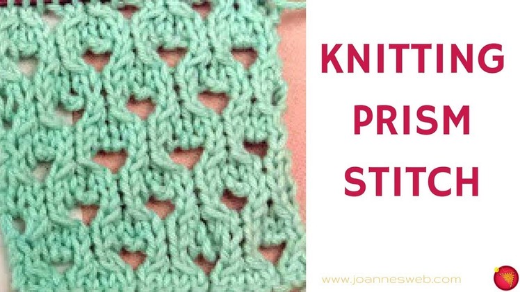 The Knitted Prism Stitch - Geometric Knitting Patterns - Triangle Knit Stitch