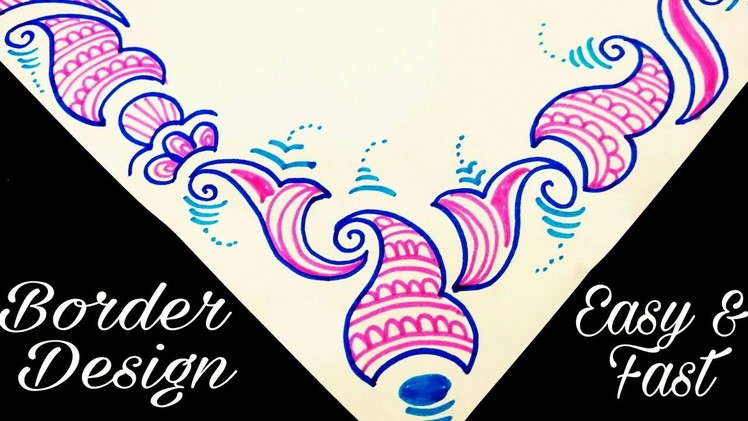 Border Designs On Paper | Project file design ideas | Project file borders for school assignments