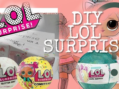 Cara membuat P.O.P (L.O.L) surprise | DIY LOL SURPRISE