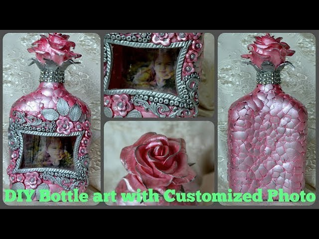DIY Bottle Art with Customized Photo