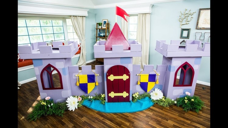 DIY Cardboard Castle - Home & Family