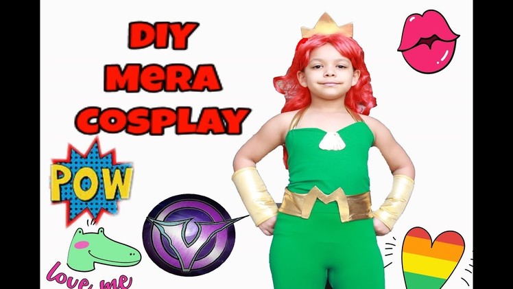 DIY DC SuperHero Girls mera cosplay